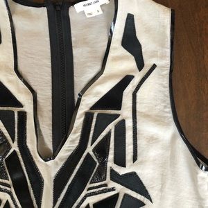 Helmut Lang - Small - leather embellished tank